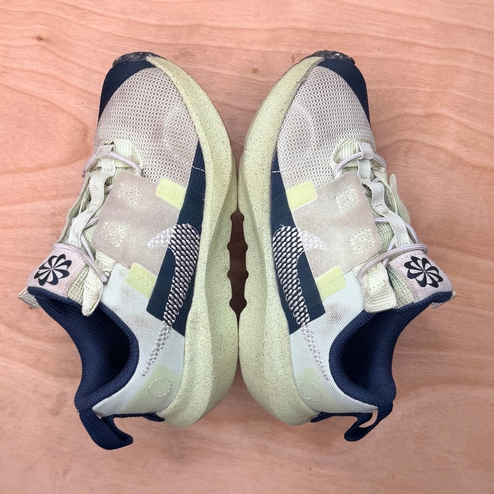 Nike Crater Impact GS Lime Ice Navy Kids Size 11C Sneakers Sustainable Eco Shoes